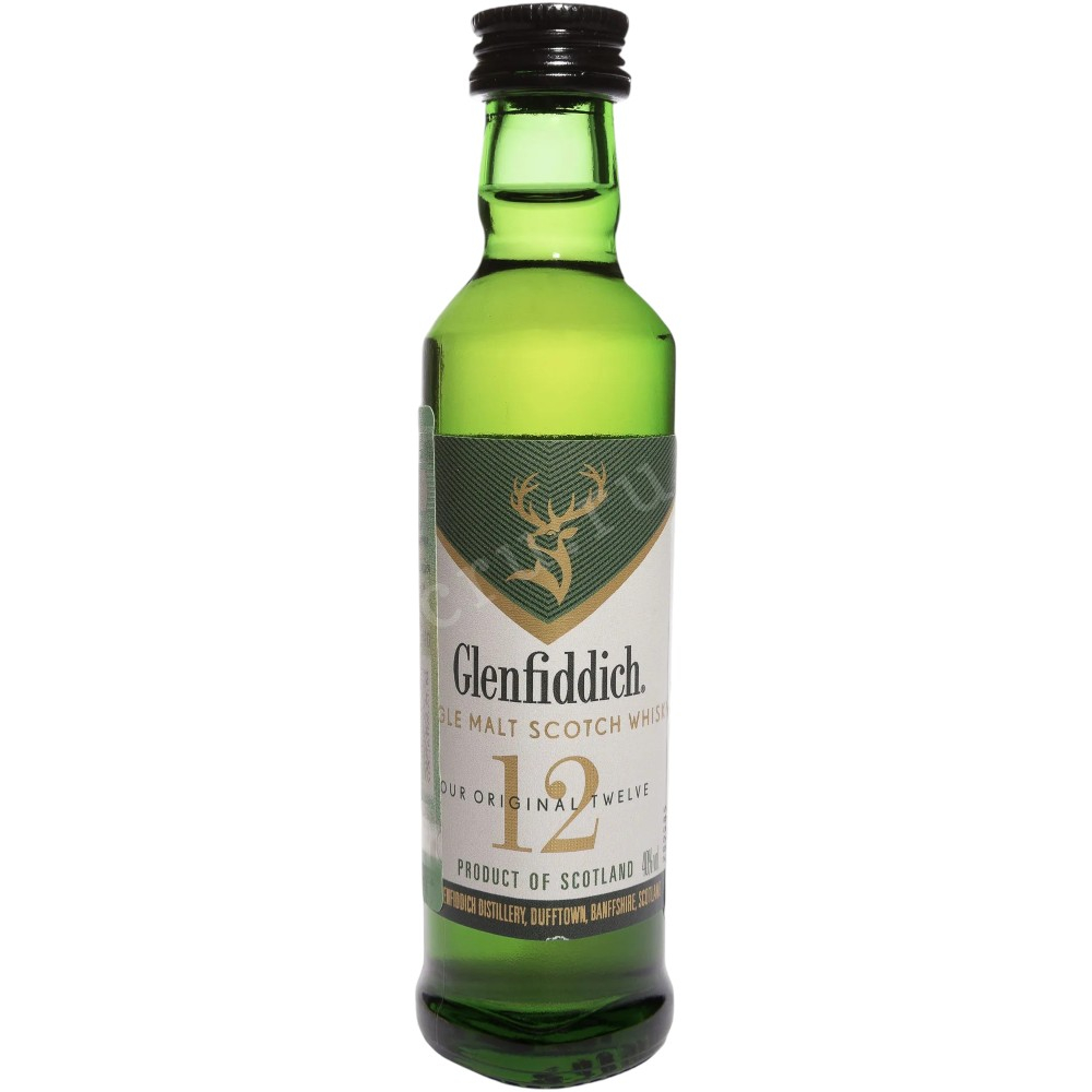 Виски Glenfiddich 12 Y.O. 50 мл.