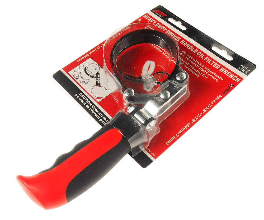 Съемник фильтров масляных 60-73мм поворотный усиленный JTC