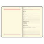 Ежедневник недатированный А5 (138х213 мм), BRAUBERG VISTA, под кожу, твердый, 136 л., "Outline", 111995