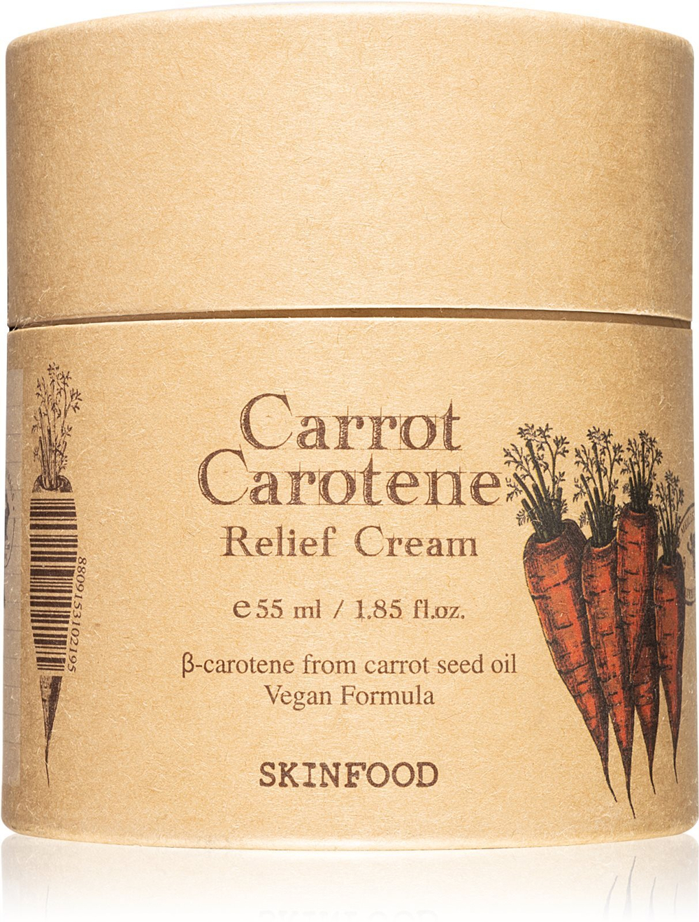 Skinfood Carrot Carotene - легкий крем для успокоения и укрепления чувствительной кожи /   55  ml  / GTIN 8809153102195
