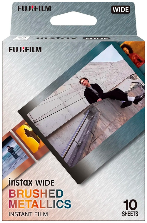 Фотопленка Fujifilm INSTAX WIDE BRUSHED METAL 10 шт