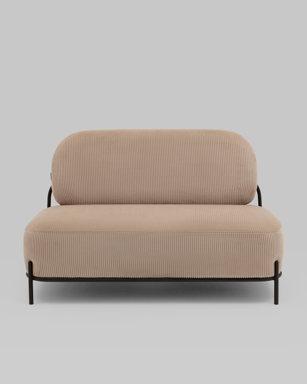 Диван Стоун велюр рельефный бежевый