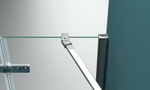Душевая дверь BelBagno Kraft 120 KRAFT-B-12-60/60-C-Cr-L профиль Хром стекло прозрачное