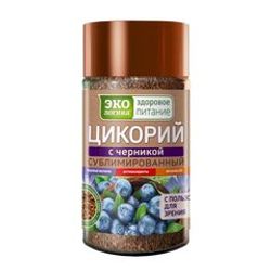 ЦИКОРИЙ ЭКОЛОГИКА 85 ГР С ЧЕРНИКОЙ НАТУРАЛЬНЫЙ СУБЛИМИР СТ/Б