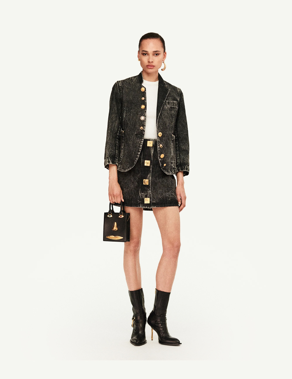 Сумка Schiaparelli Mini Face Bag "Noir"
