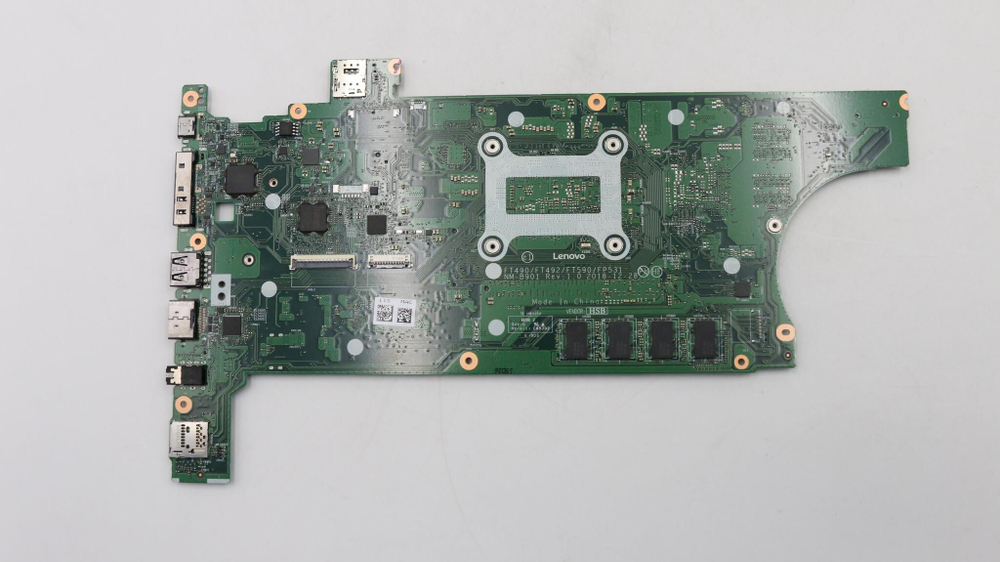 Материнская плата для ноутбука Lenovo T490 I5-8265U 8G BY-TPM2UMA WIN (02HK923), оригинал