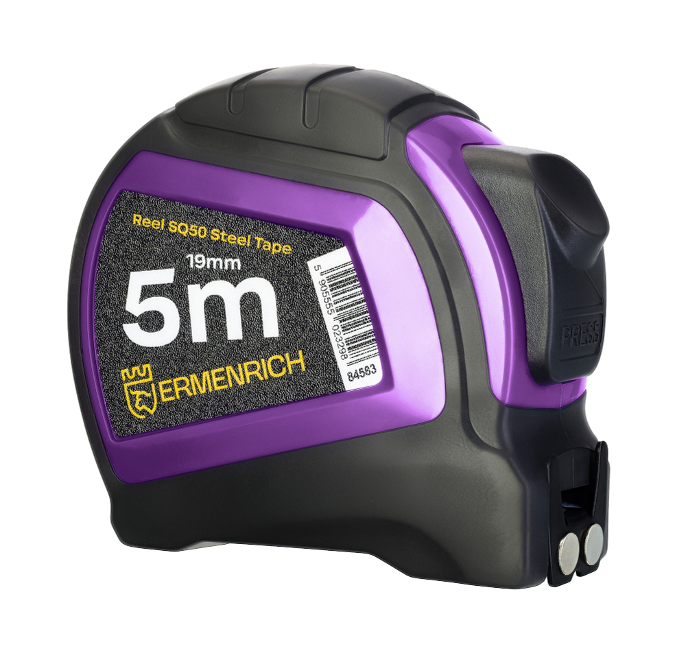 Рулетка Ermenrich Reel SQ50, фиолетовый