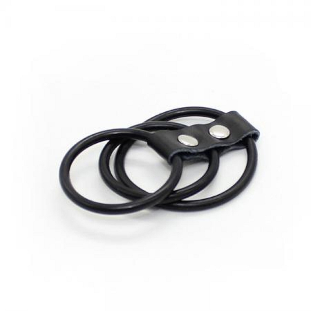Сбруя на пенис 3 кольца Triple girth