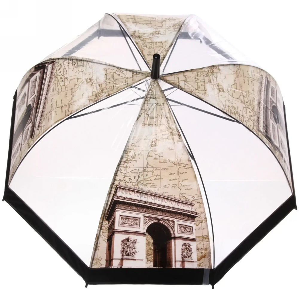 Зонт-трость женский купол «Сити», 8 спиц, микс 4 цвета, d-80см, длина в слож. виде 82см