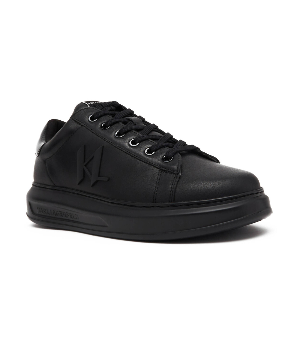 Кожаные кроссовки kapri mens monogram injekt Karl Lagerfeld - черный(KL52515A)