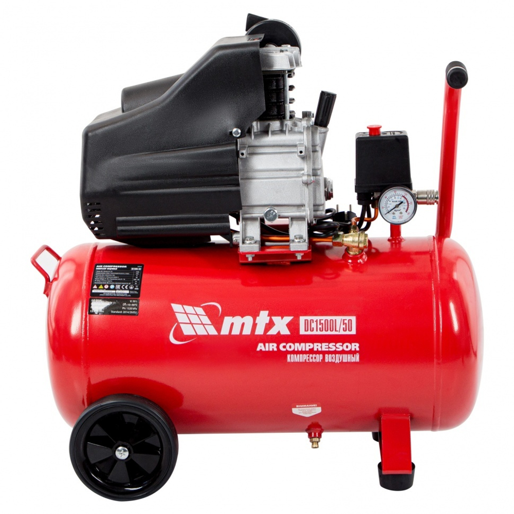 MATRIX Компрессор воздушный DC1500L/50 1,5кВт 50л 210л/мин
