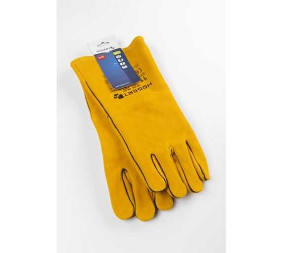 Перчатки кожаные сварочные MIG MAG желтые KANDEL Högert, арт. HT5K736