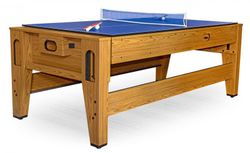 Игровой стол - трансформер (бильярд, аэрохоккей, настольный теннис) "Twister" (дуб)