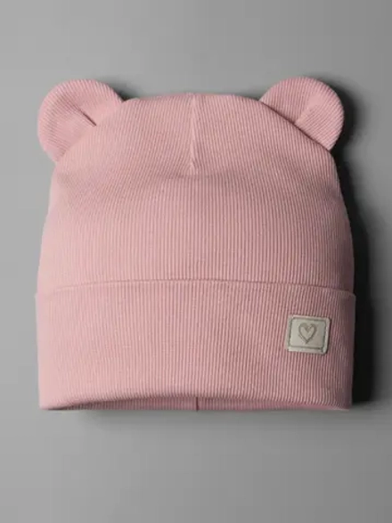 Шапка детская на осень с ушками