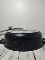 Жаровня 24см АП стекл/кр Гранит ж2411аг