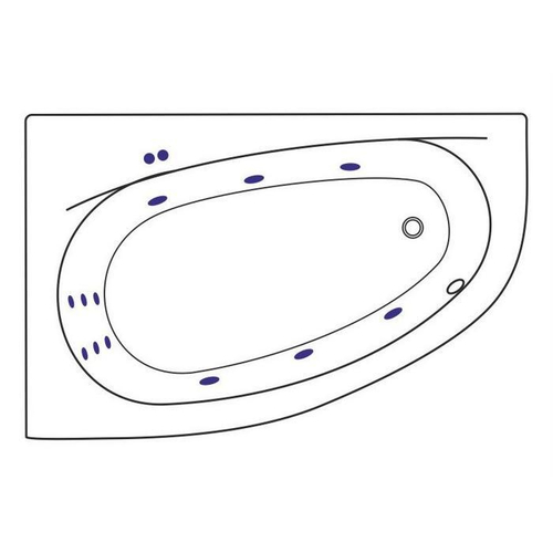 Акриловая ванна Excellent Kameleon L Line 1700x1100 WAEX.KML17.LINE