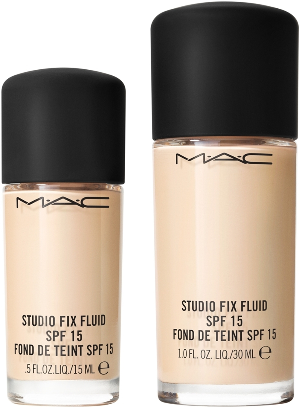 MAC Cosmetics Mini Studio Fix Fluid SPF 15 24HR Matte Foundation + Oil Control - Матирующая тональная основа SPF 15, 15 ml
