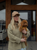 Поводок для мальтпу , мелких собак , 10 мм , 3 м , хаки