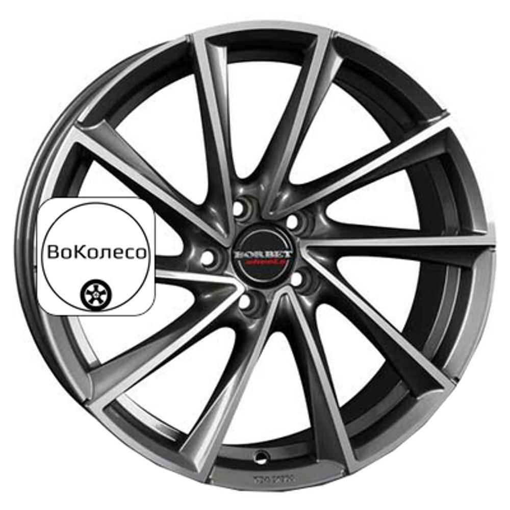 8,5x19/5x112 ET20 D66,5 VTX Graphite polished Borbet