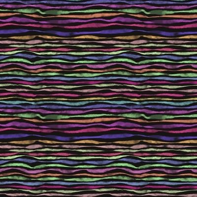 Акварельные полосы на черном