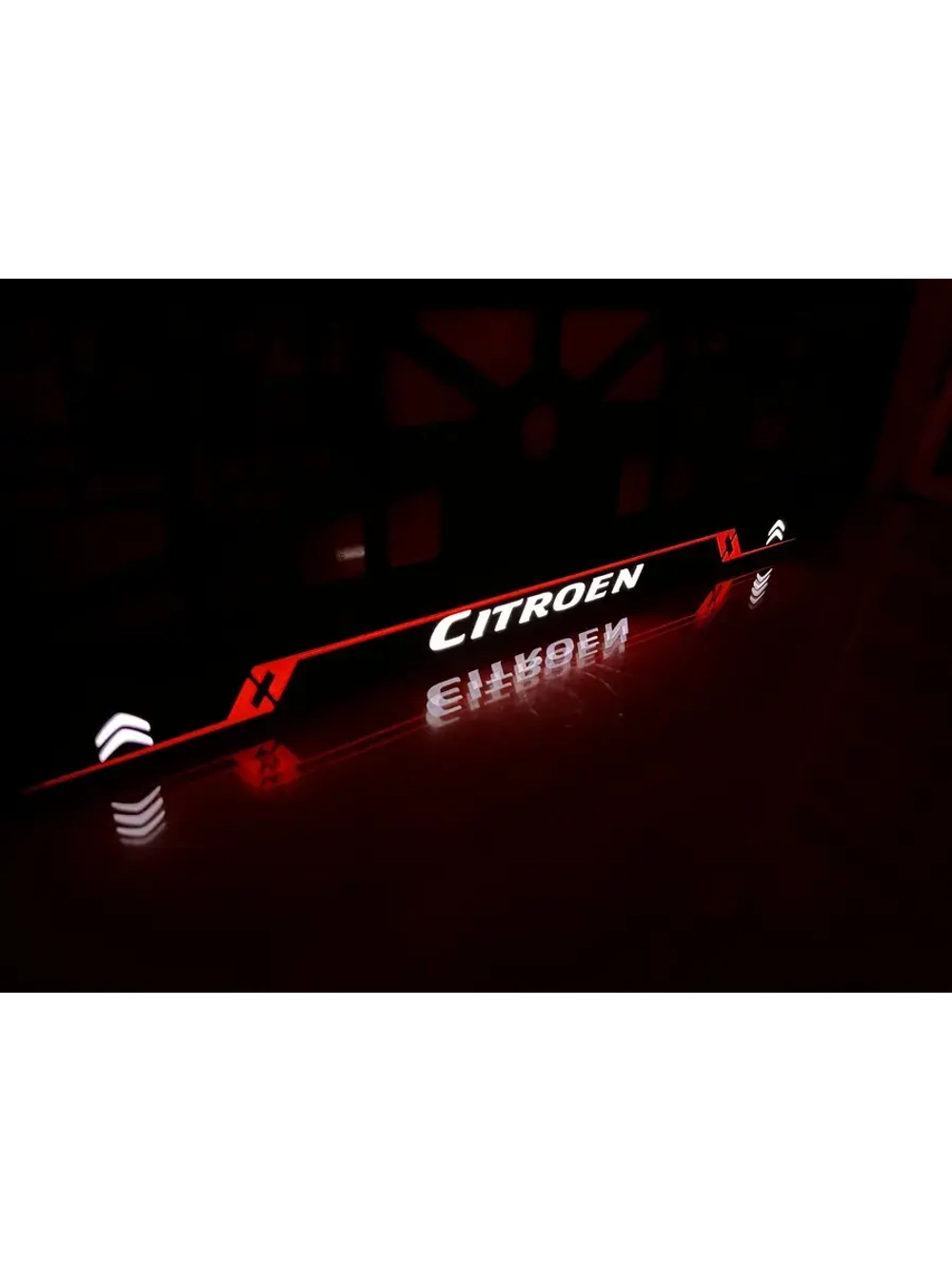 Рамка для номера с подсветкой RL. Citroen.