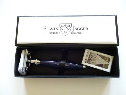 Edwin Jagger B3SR - Станок синий Т-образный