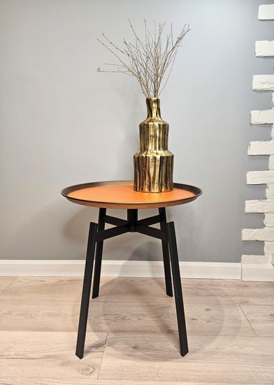 Стол кофейный Husk leather plate