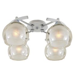 Citilux Буги CL157141 Люстра потолочная Белая Хром