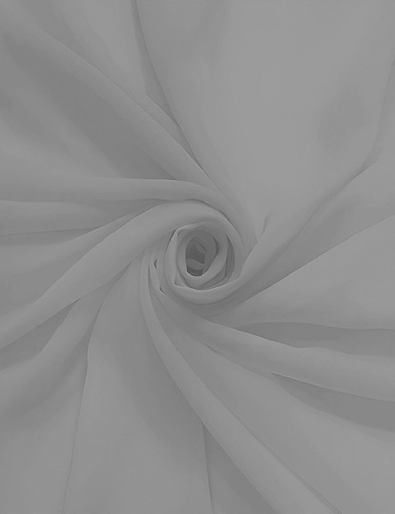 Ткань Шифон, 80 гр/м2, 150 см, дымчато серый