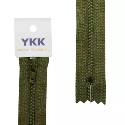 Молния витая, цв.888 неразъемная YKK Тип 3 20 см