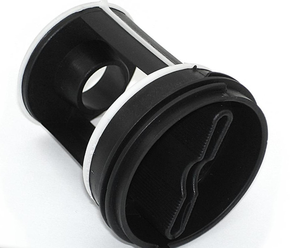 Вставка в фильтр помпы Indesit, 045027 белая, также бывает в чёрном корпусе