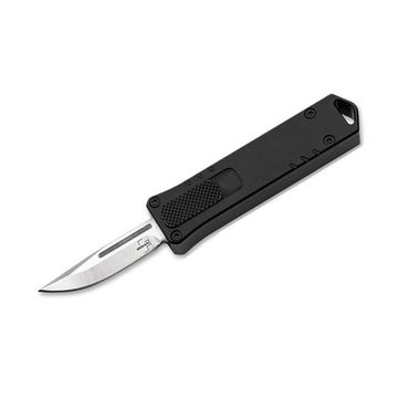 Автоматический нож Boker 01BO970 Micro USB OTF клинок из стали D2, рукоять Анодированный алюминиевый сплав (6061 T-6 Aluminium)