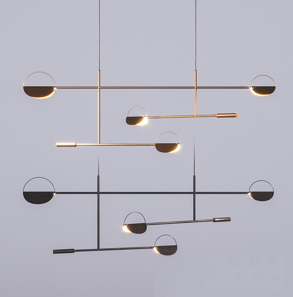 Pendant design lamp  Leaves by Bolia (Gold)