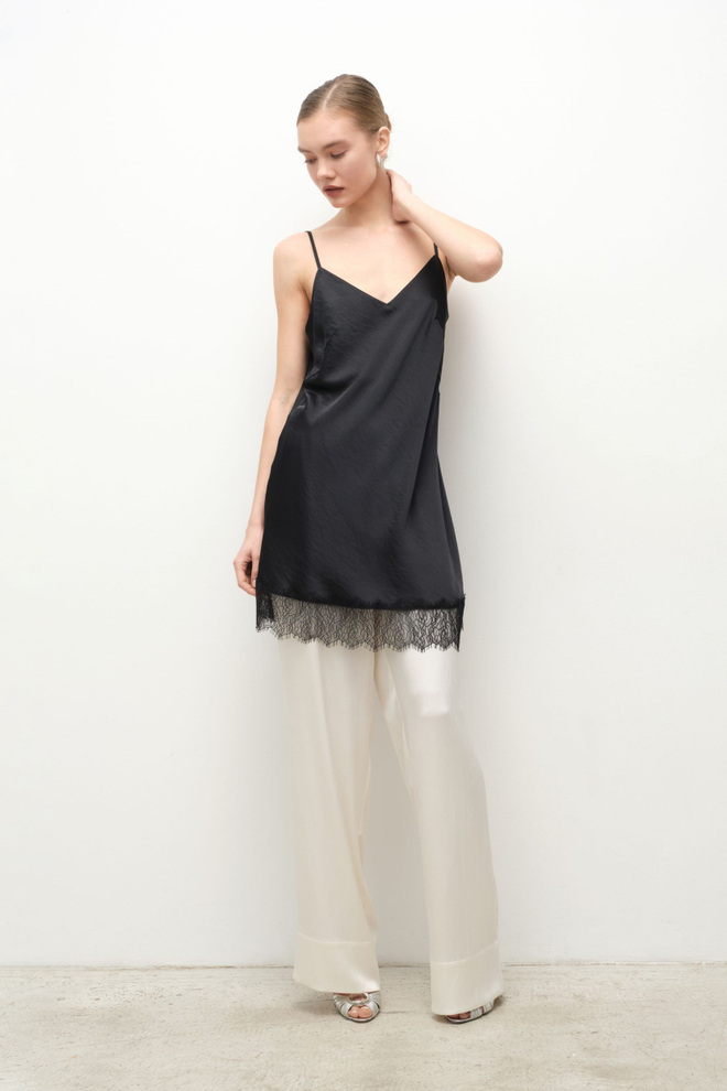 Комбинация с кружевом