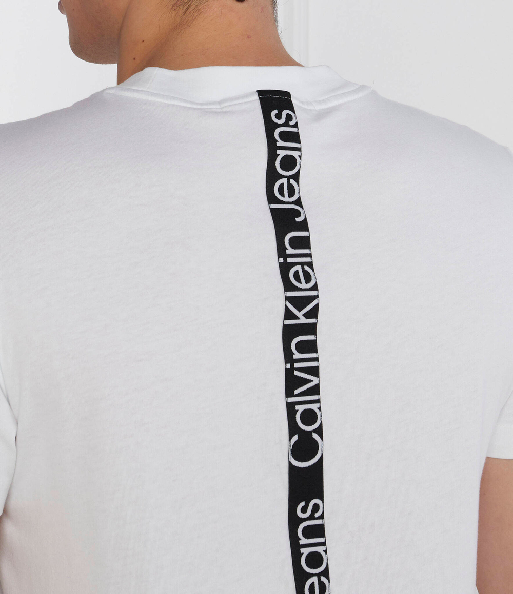 Футболка LOGO TAPE CALVIN KLEIN JEANS - белый(J30J323993)