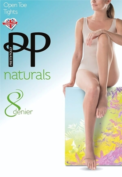 Колготки под босоножки с открытыми пальчиками (Размер: S-M) (Цвет: бежевый)