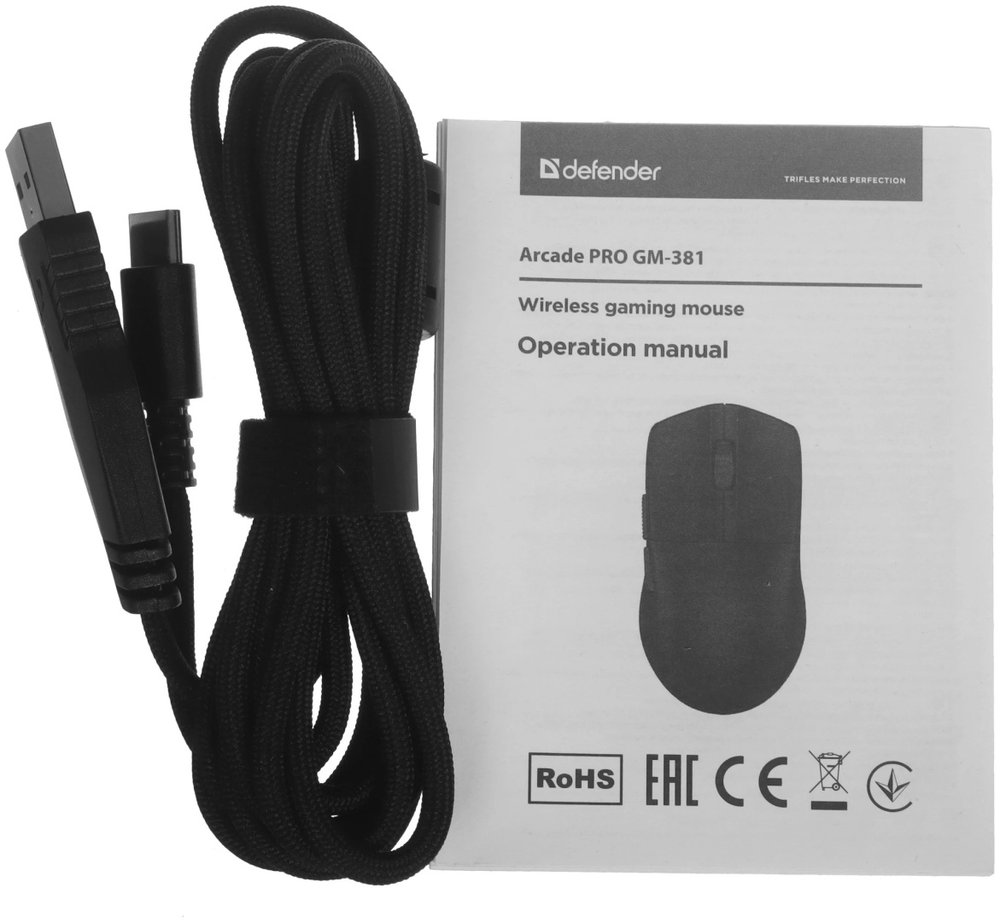 Мышь Defender Arcade PRO GM-381 (52383) черный