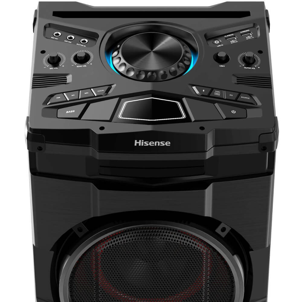 Минисистема Hisense Party rockstar 1600 черный 800Вт FM USB BT