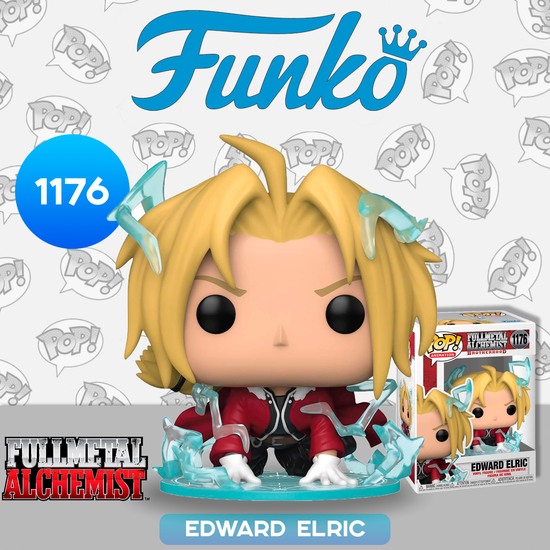 Фигурка Funko POP! Animation Fullmetal Alchemist Brotherhood Edward Elriс (1176) 57737 / Фигурка по мотивам аниме "Стальной алхимик", Эдвард Элрик