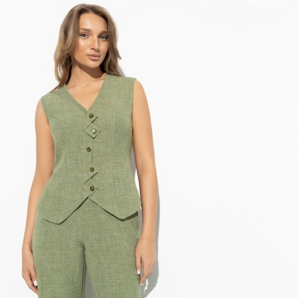 Жилет Стильная львица (green) Charutti (Акция)