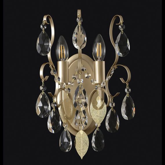 Настенный светильник Crystal Lux Esmiralda AP2 Gold