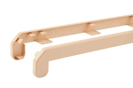 Заглушки торцевые парные 350 мм розовые