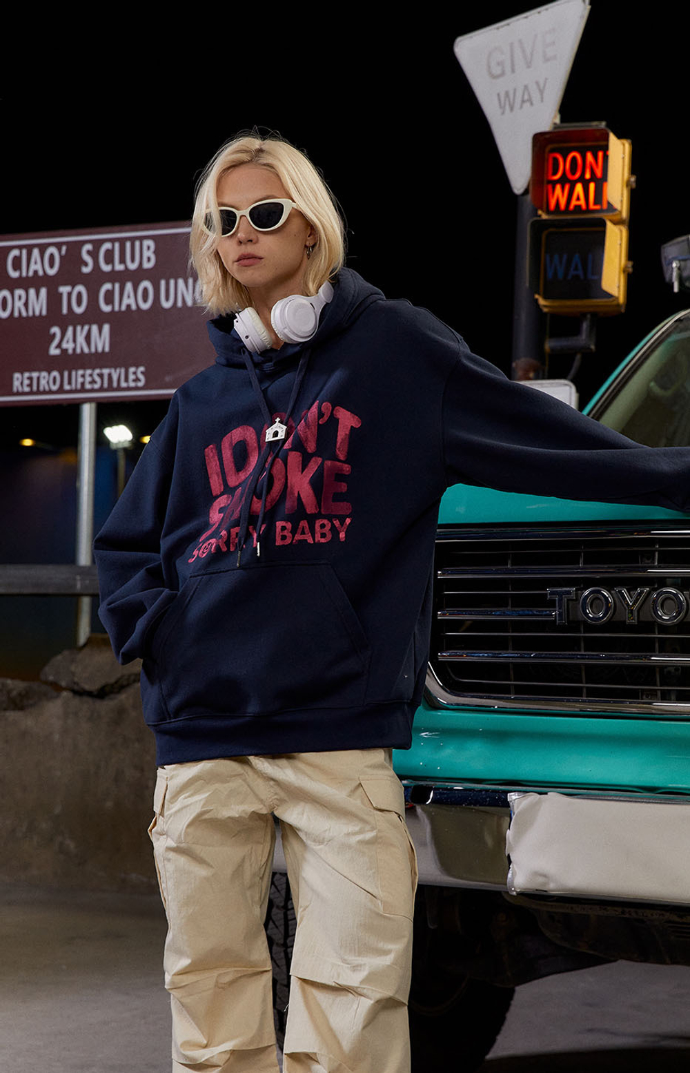 Худи DONSMOKE "Shabby Logo" Loose fit Hoodie