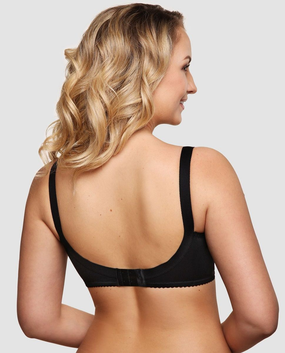 Классический бескаркасный бюстгальтер с мягкой чашкой (Размер: 80F) (Цвет: черный)