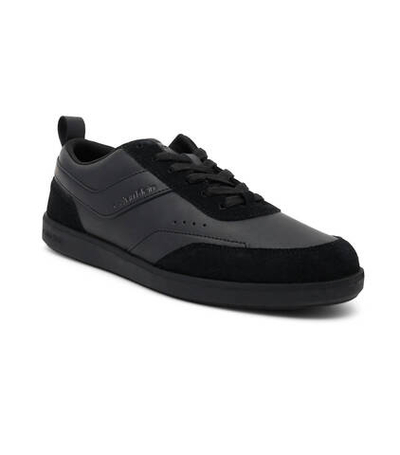 Кожаные кроссовки low top lace up Calvin Klein - черный(HM0HM00851)