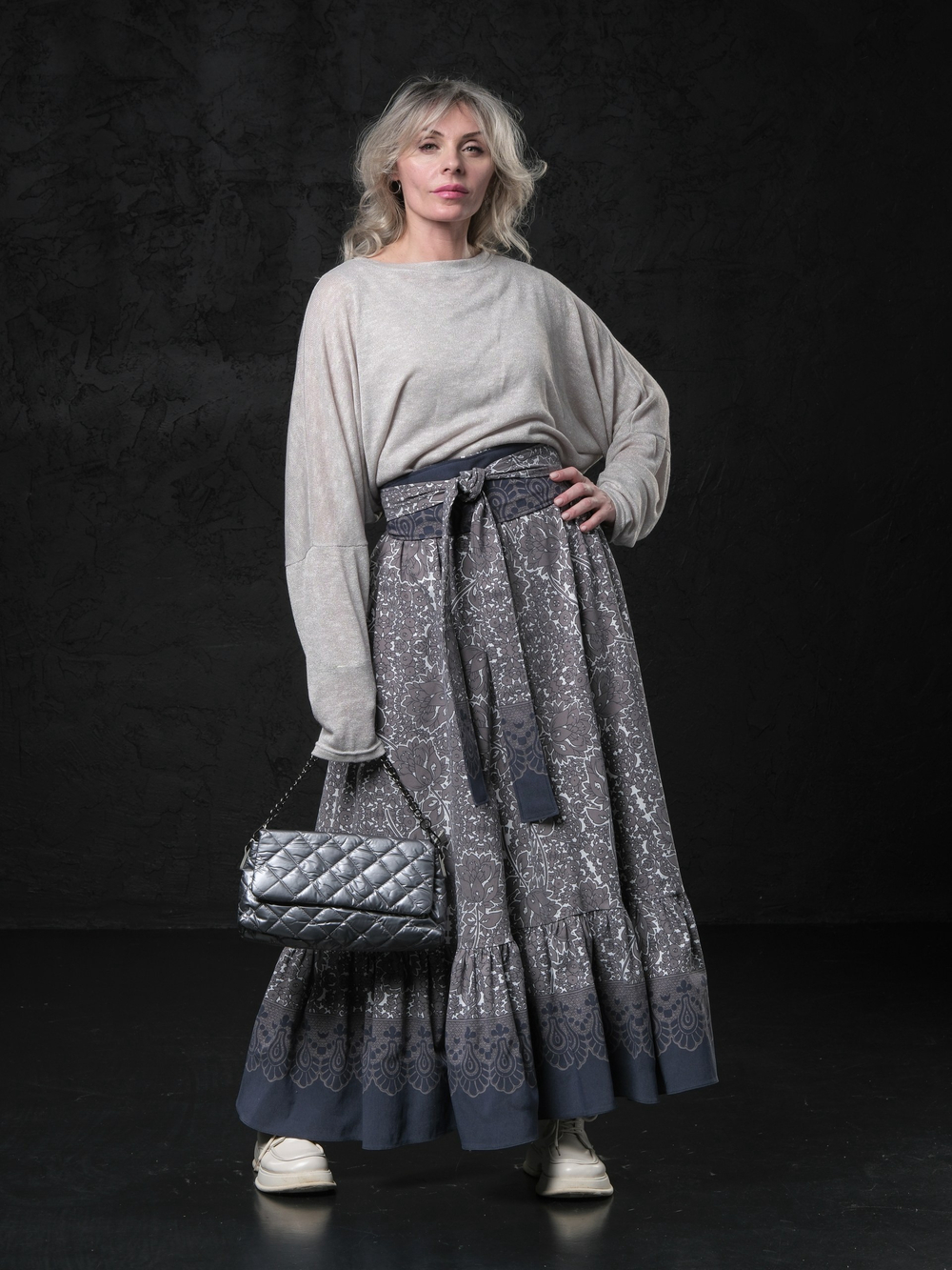 Юбка с орнаментом+ кушак