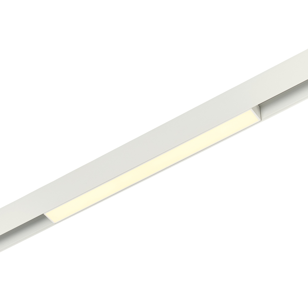 Трековый магнитный светодиодный светильник 10W 48V MyFar Flow MT0210-10W3K-W