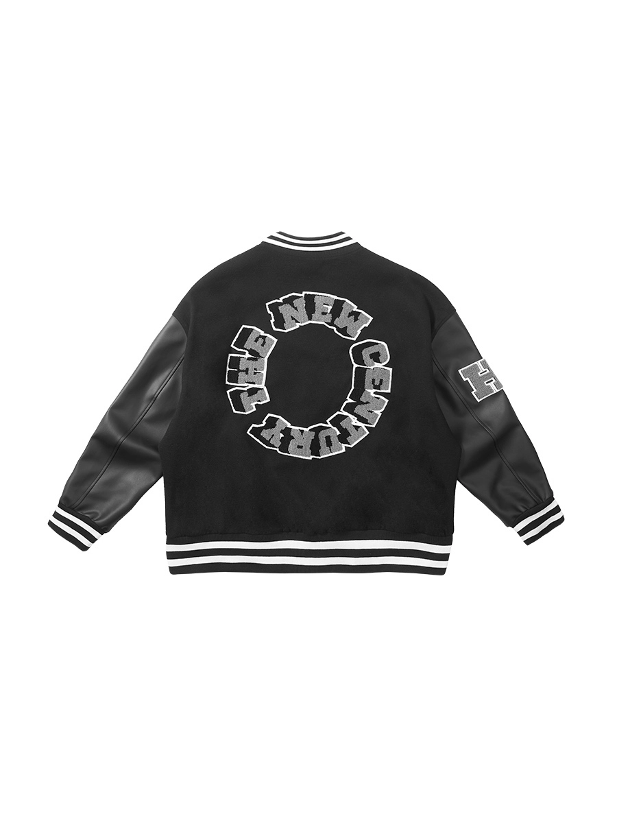 Бомбер HARSHandCRUEL "The New Century Back Logo" Varsity Jacket