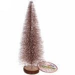 Ёлка декоративная «Сказочное сияние» 20 см, Розовое золото