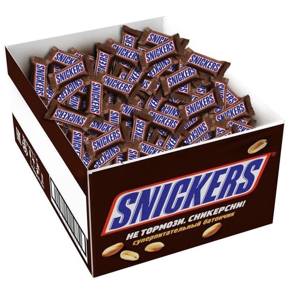 Шоколадные батончики Snickers Minis 2,9 кг x 2 шт